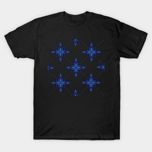 Starry mandala repeat pattern T-Shirt